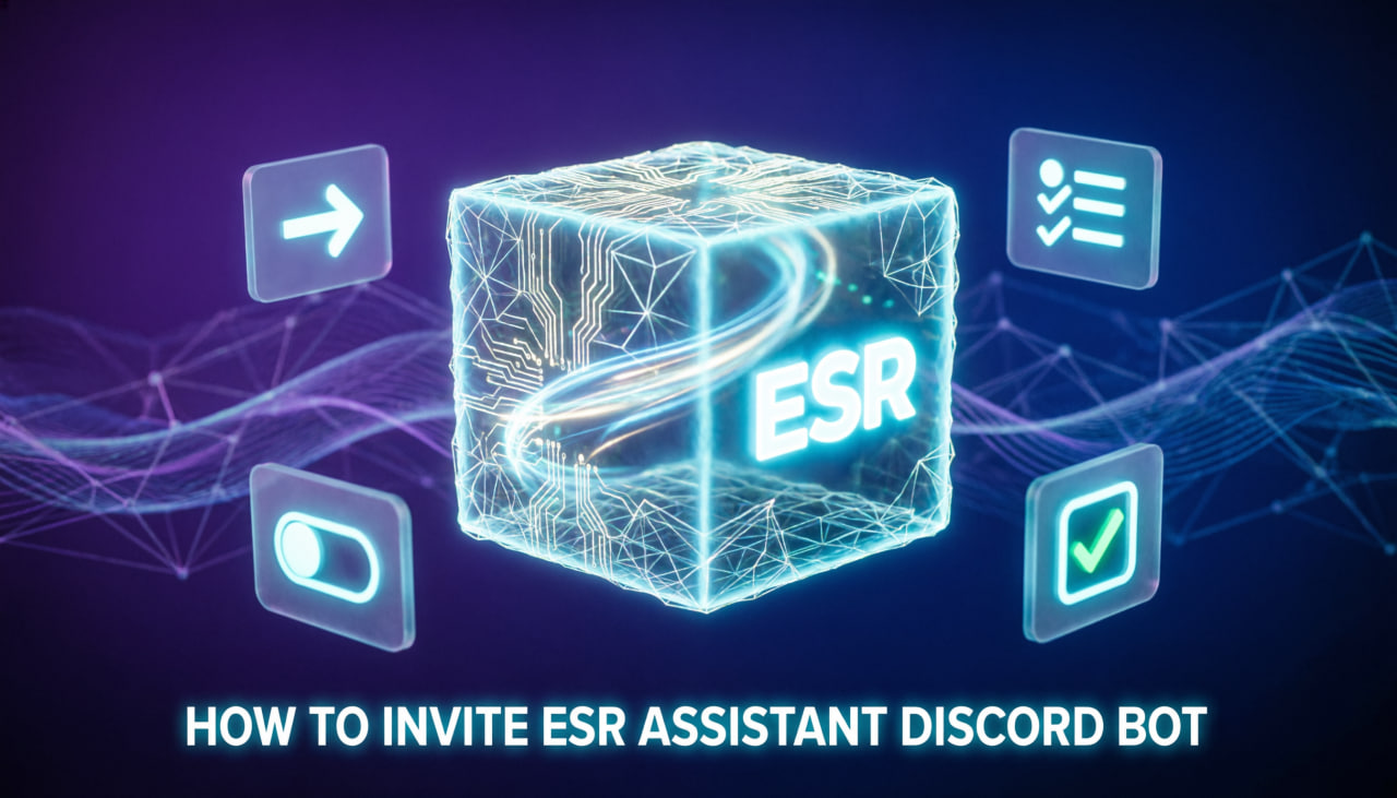 🎥 How to invite the ESR Assistant bot to your server